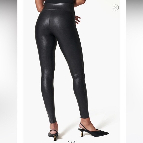 Spanx | Faux Leather Leggings, Size Medium - Picture 1 of 8